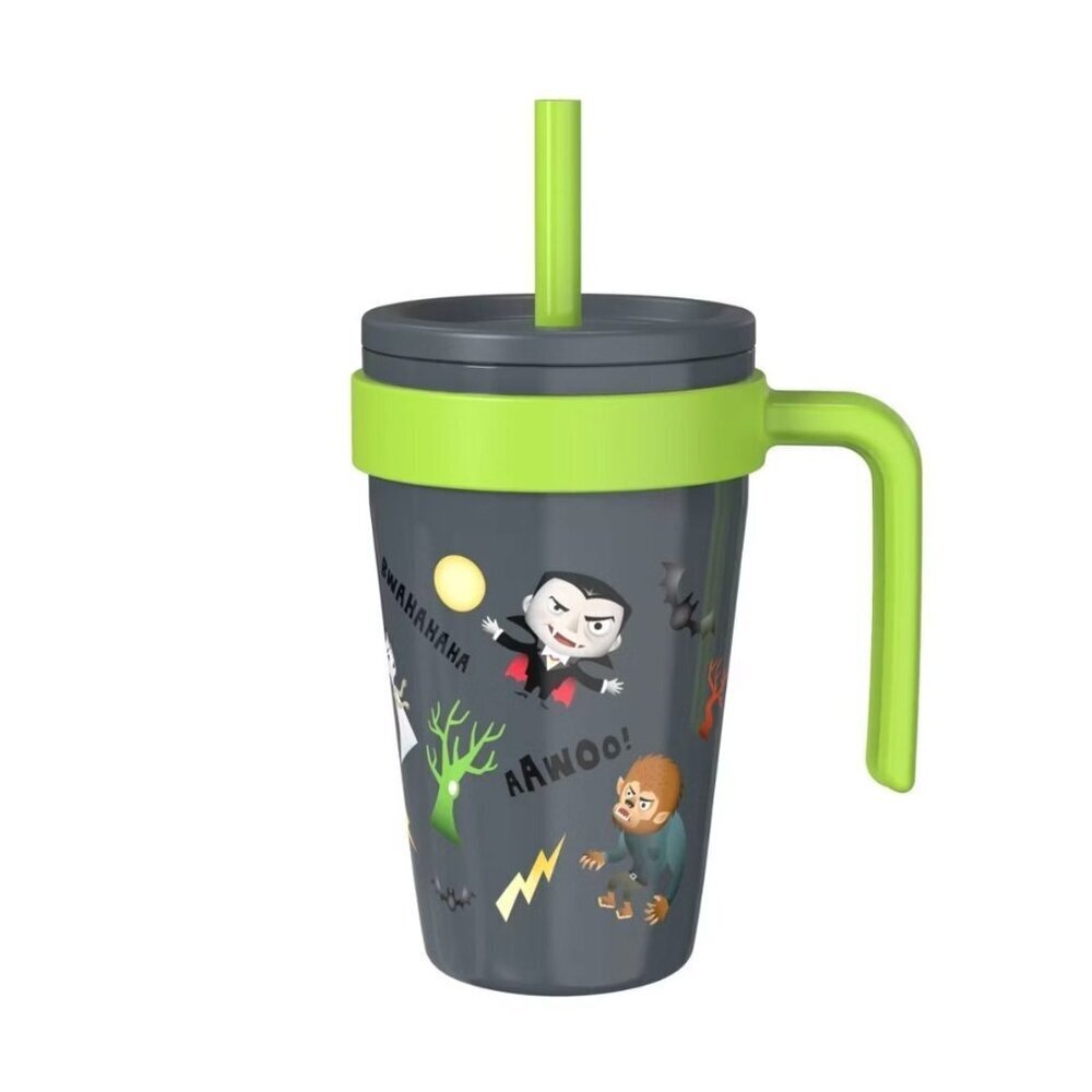 Target Halloween Zak Kids Tumbler Hello Kitty Peanuts Monsters Theme 16 Fl Oz - Picture 10 of 14